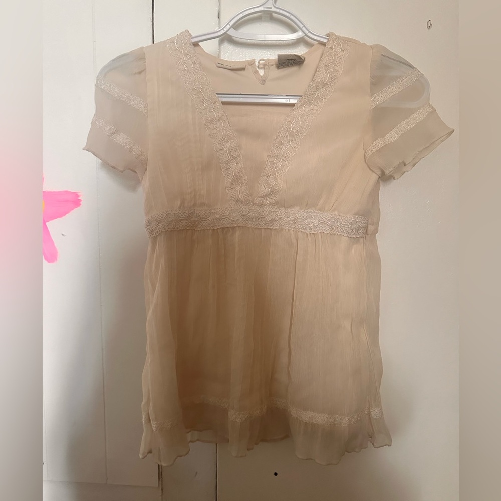 Mary Kate and Ashley babydoll top